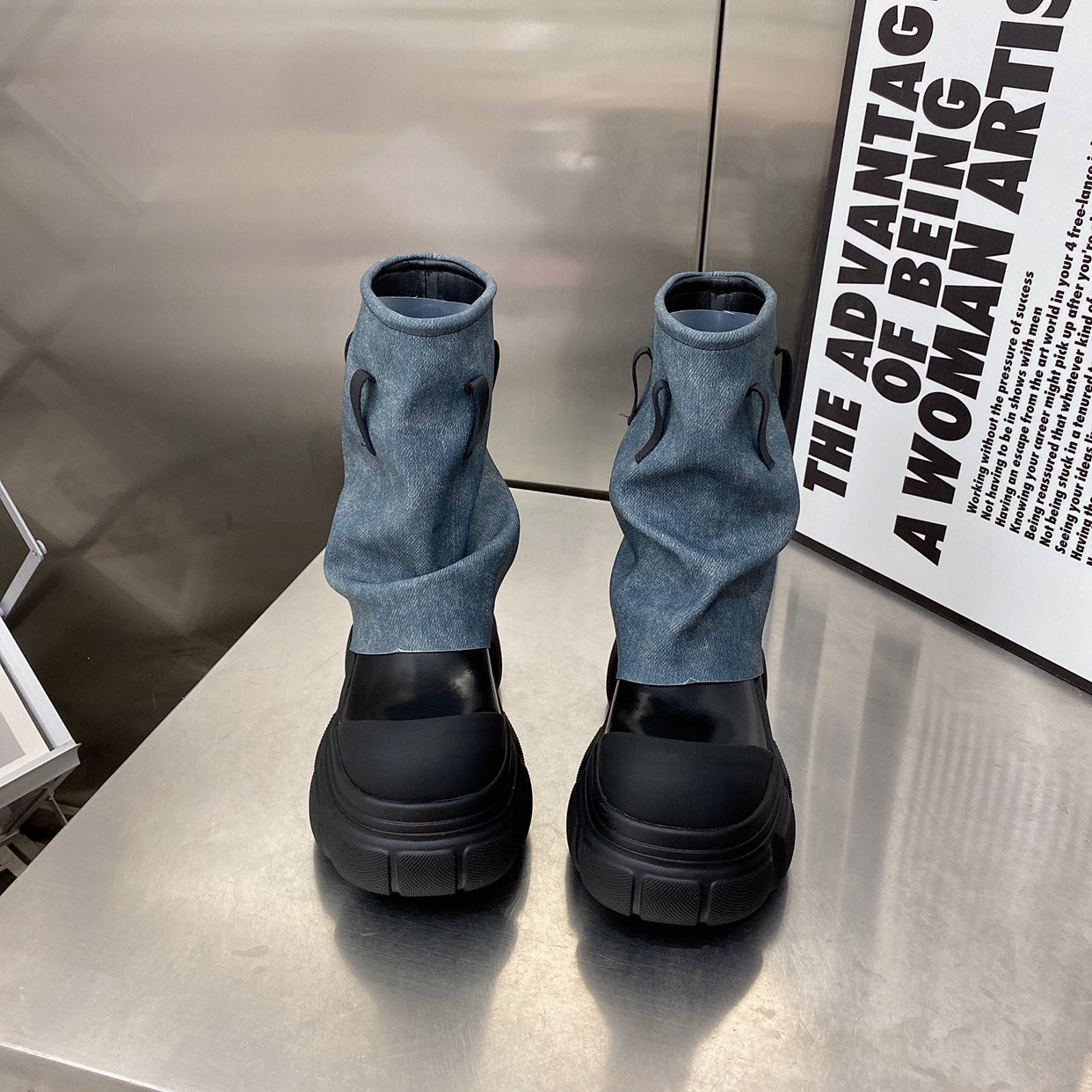 Women's Fashion Hundreds Of Thick Sole Martin Boots