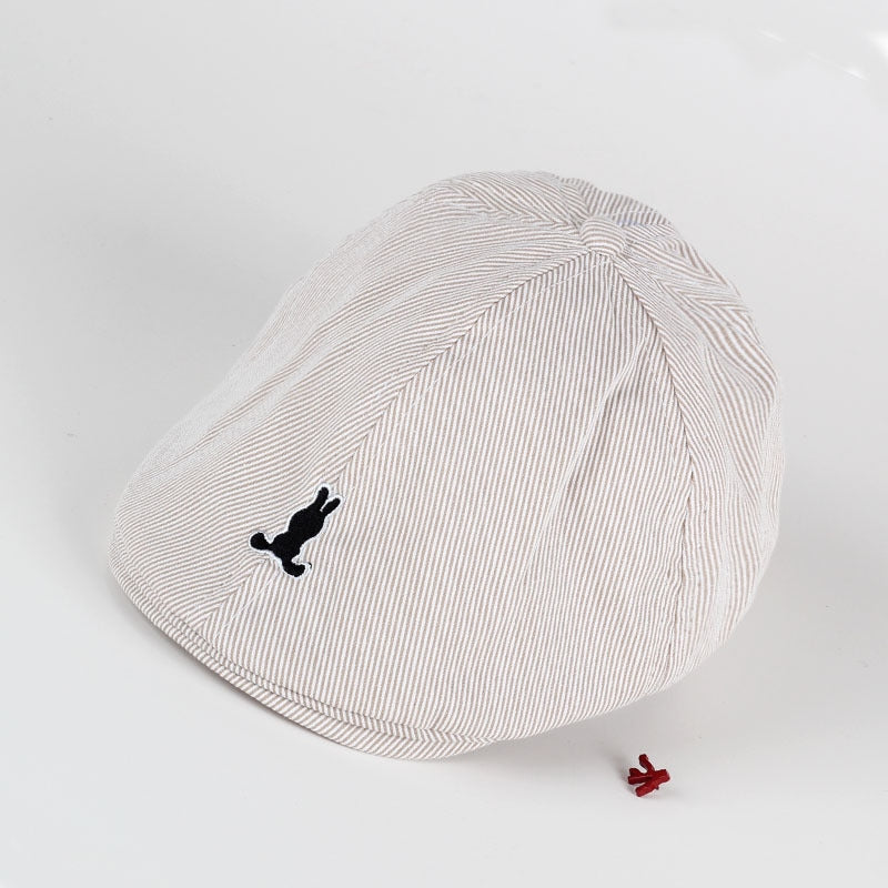 New Solid Color All-match Beret Embroidered Korean Style
