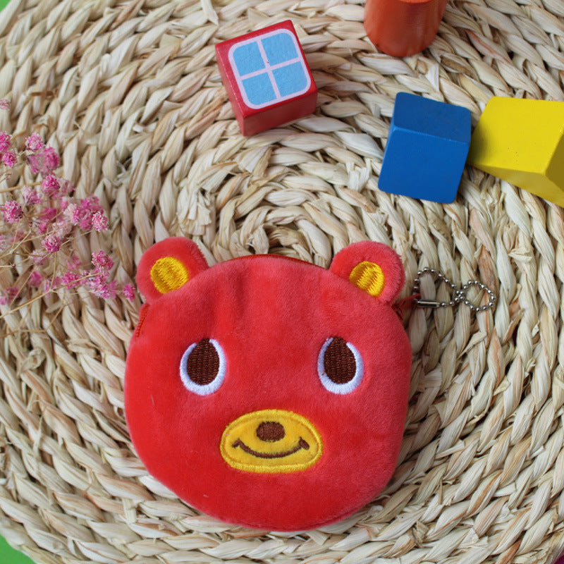 Cartoon Coin Wallet Creative Children Portable Circle