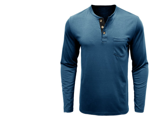Men's Long Sleeve Round Neck T-shirt