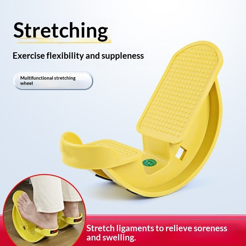 Home-use Calf Yoga Fitness Rehabilitation Standing Balance Stretching Wheel Achilles Tendon Stretcher