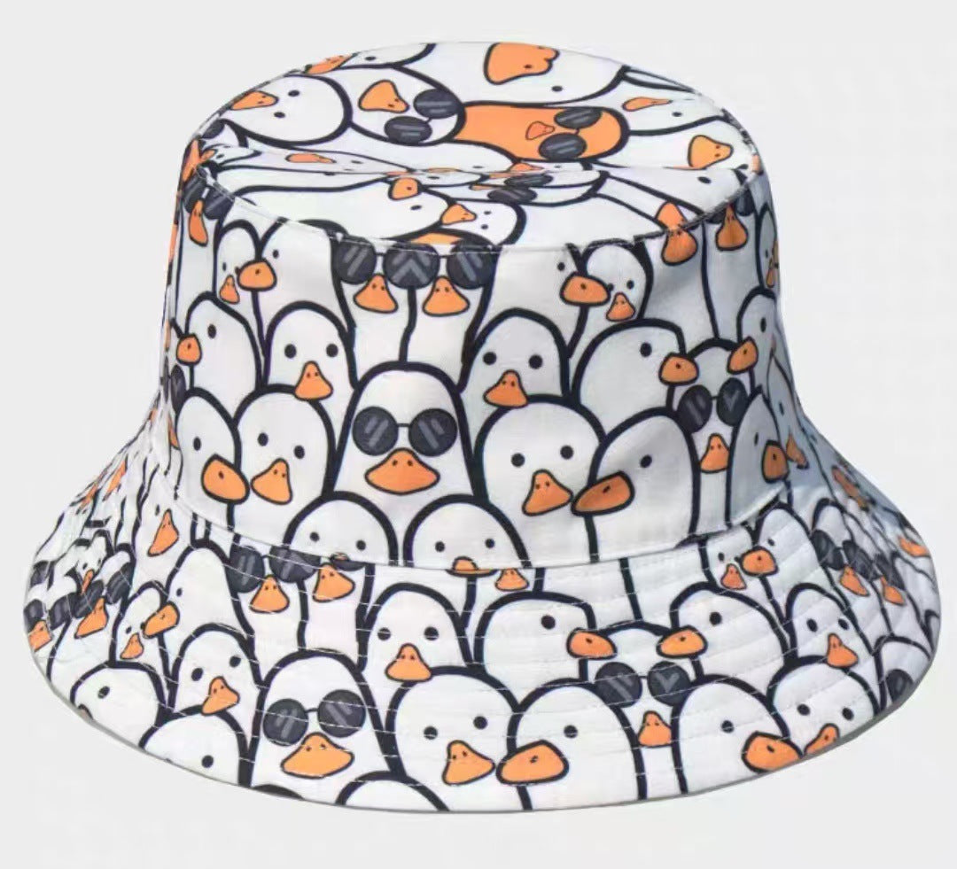Creative Pattern Series Double-sided Wear Sunshade Breathable Bucket Hat