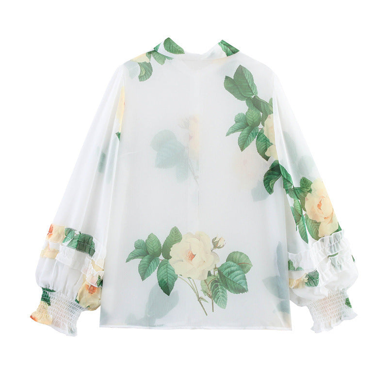 Long Sleeve Printed Shirt