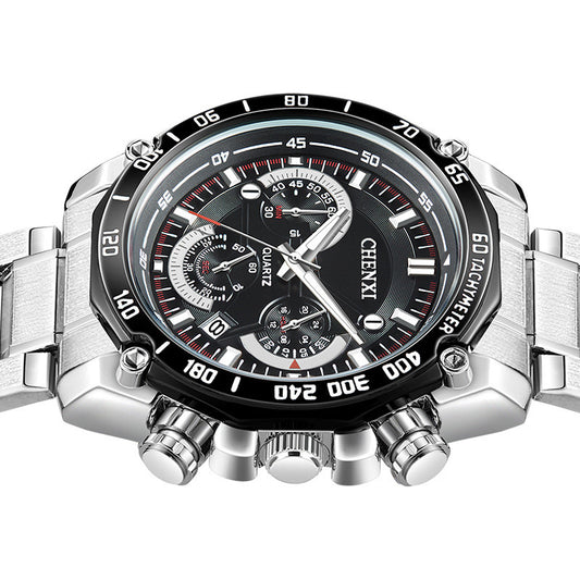 Men's Multifunctional Steel Band Creative Fashion Sports Watch