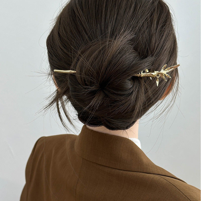 Enkel hårspænde Metalhårpynt Hovedbeklædning