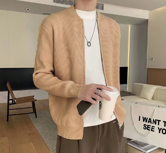 Sweater Youth Minimalist Solid Color Sweater