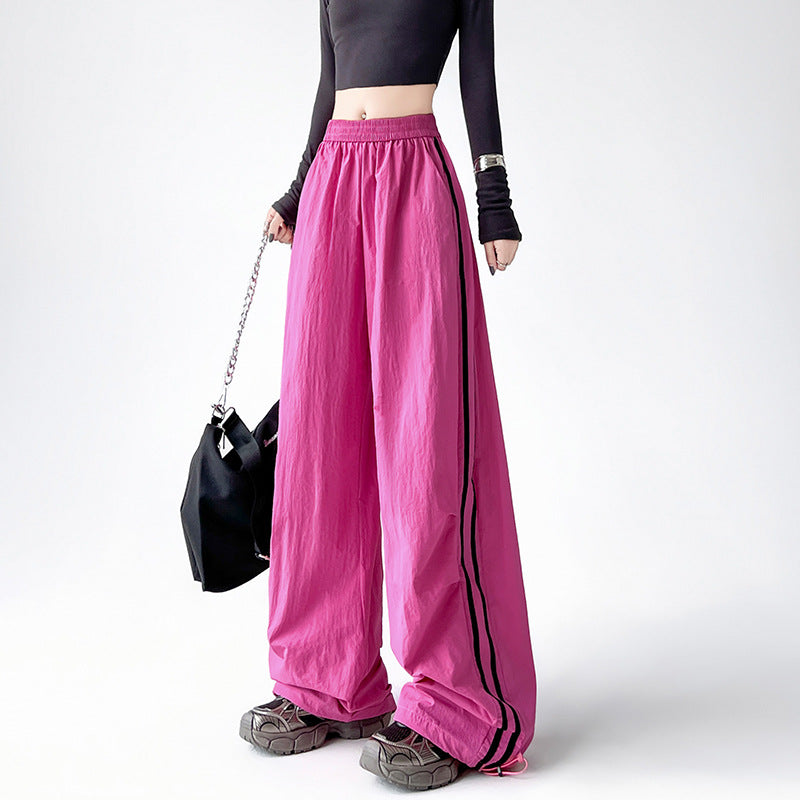 Fashion American Striped Overalls For Women