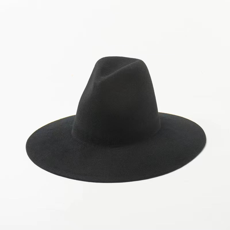 Top Bare Wool Jazz Felt Hat