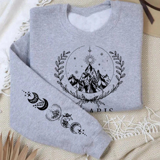 Europæisk og amerikansk moderigtig afslappet rundhalset sweater