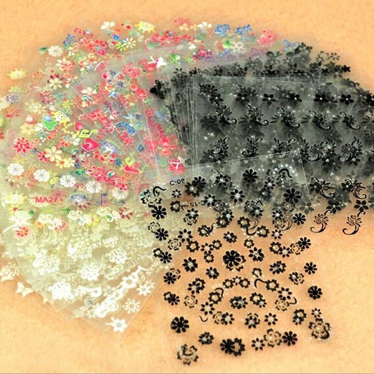 3D Nail Decoration Nail Sticker Set