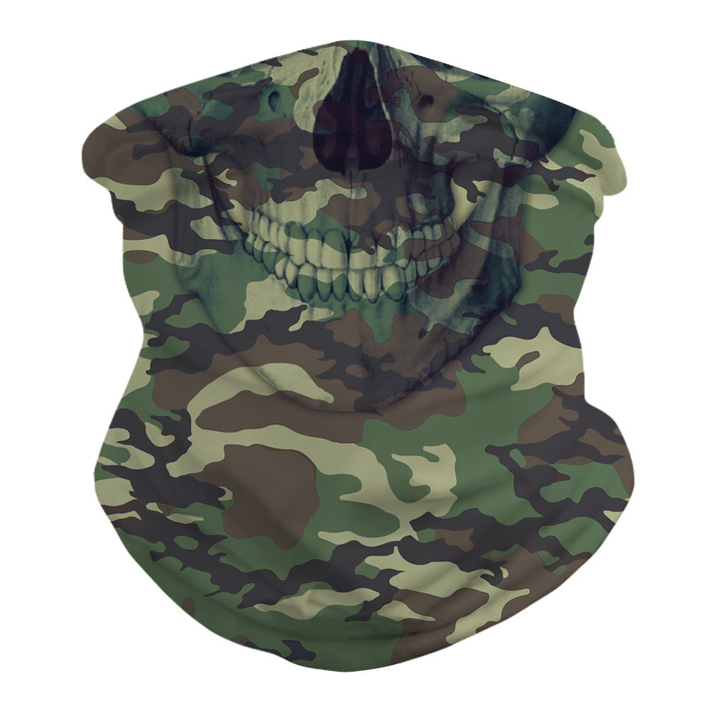 Digital Camouflage Printed Outdoor Insect Repellent Riding Mask