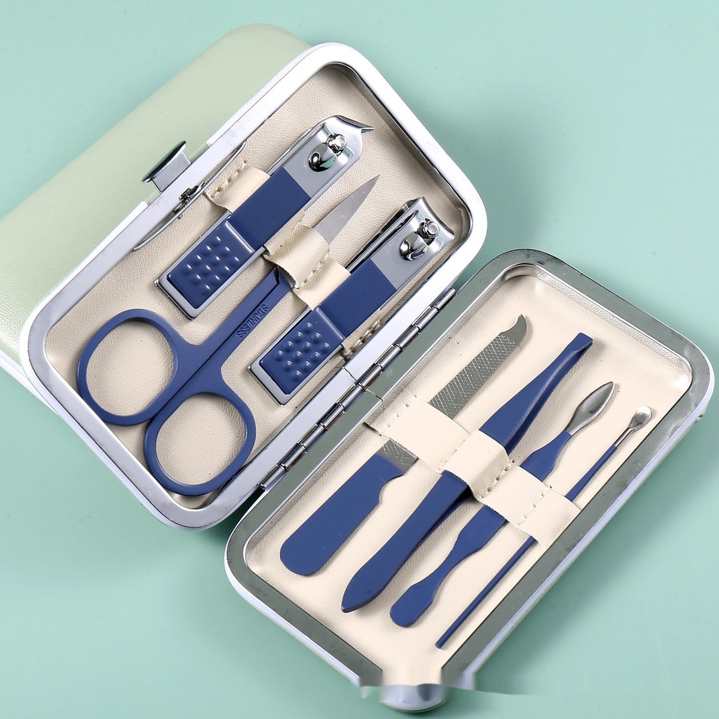 Stainless Steel Nail Scissor Set 18-piece Manicure Implement  Clippers