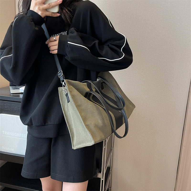 Women's Fashion Large Capacity Crossbody Canvas Bag