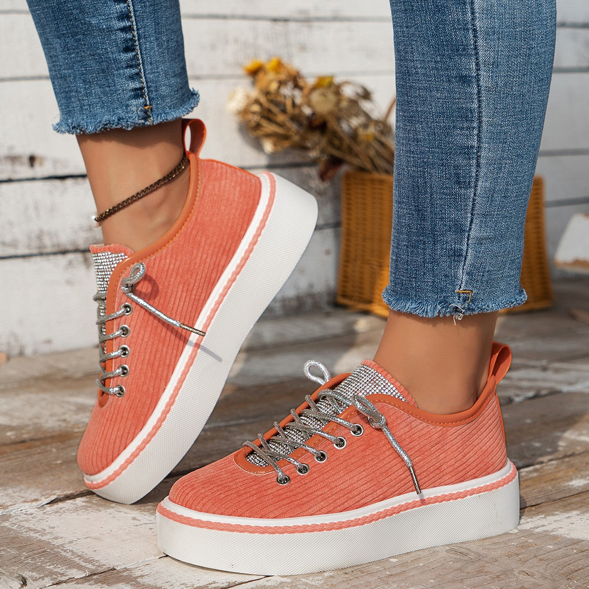 European And American All-matching Casual Sneaker Suede