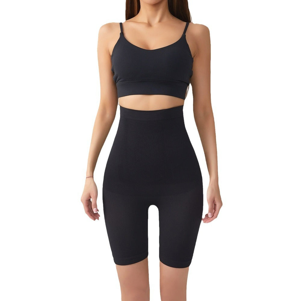 High Waist Body Shaping Middle Pants Seamless Running Sports