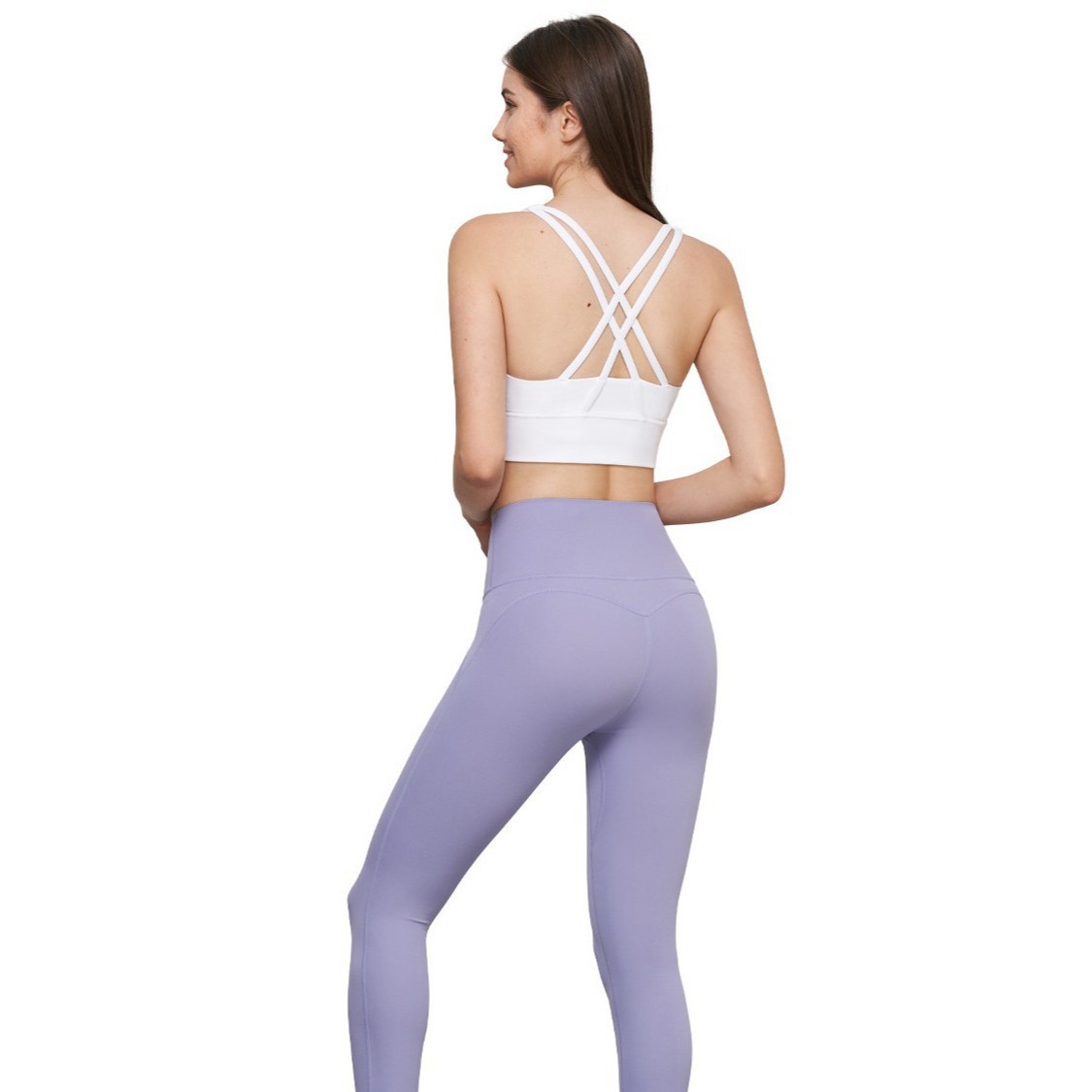 Lycra Wear-free Underwear High Waist Hip Lift Skinny Yoga Pants