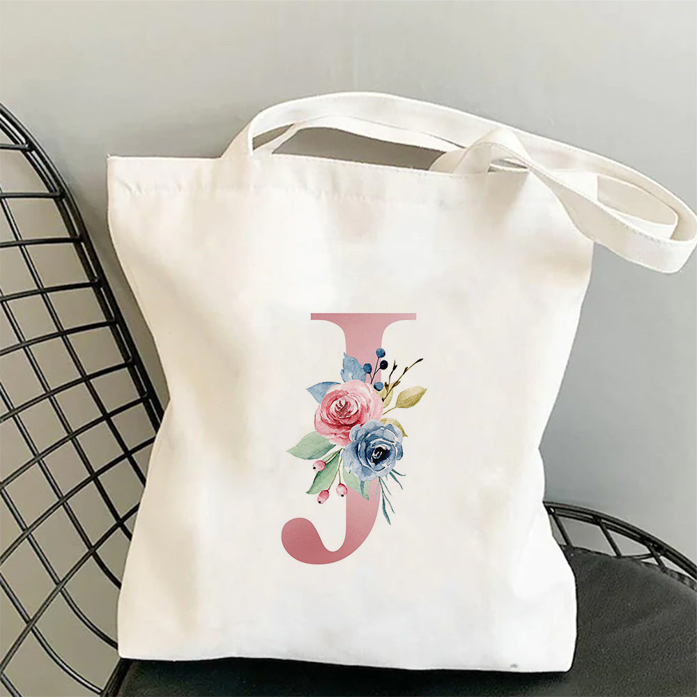 Printed Single Shoulder Folding Shopping Bag
