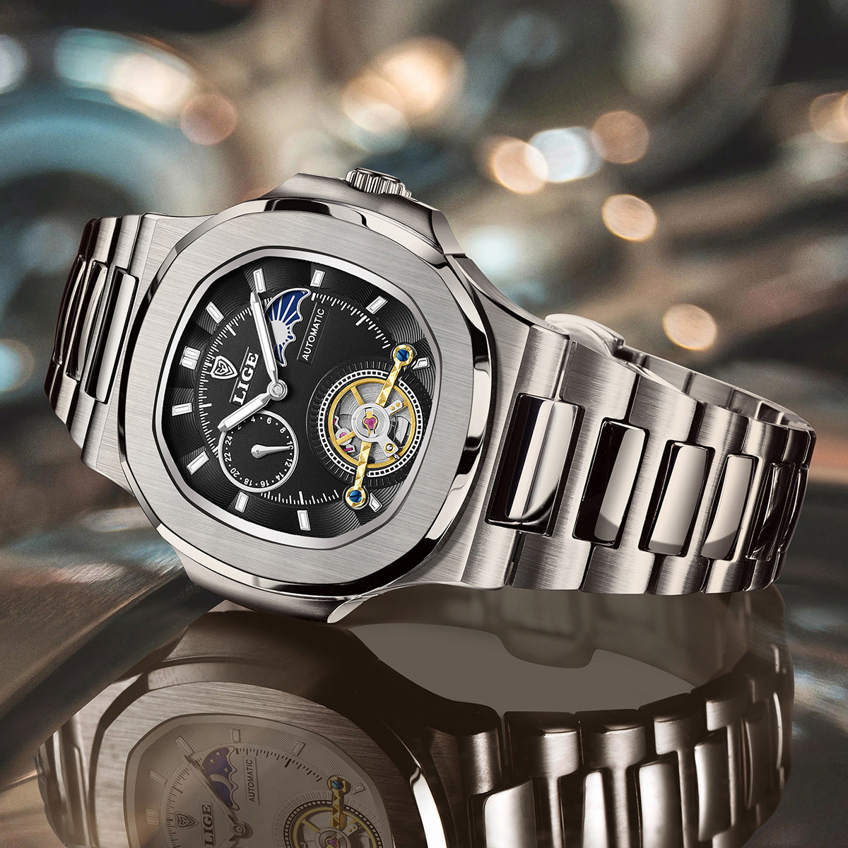 Men's Fashion Business Automatic Mechanical Watch