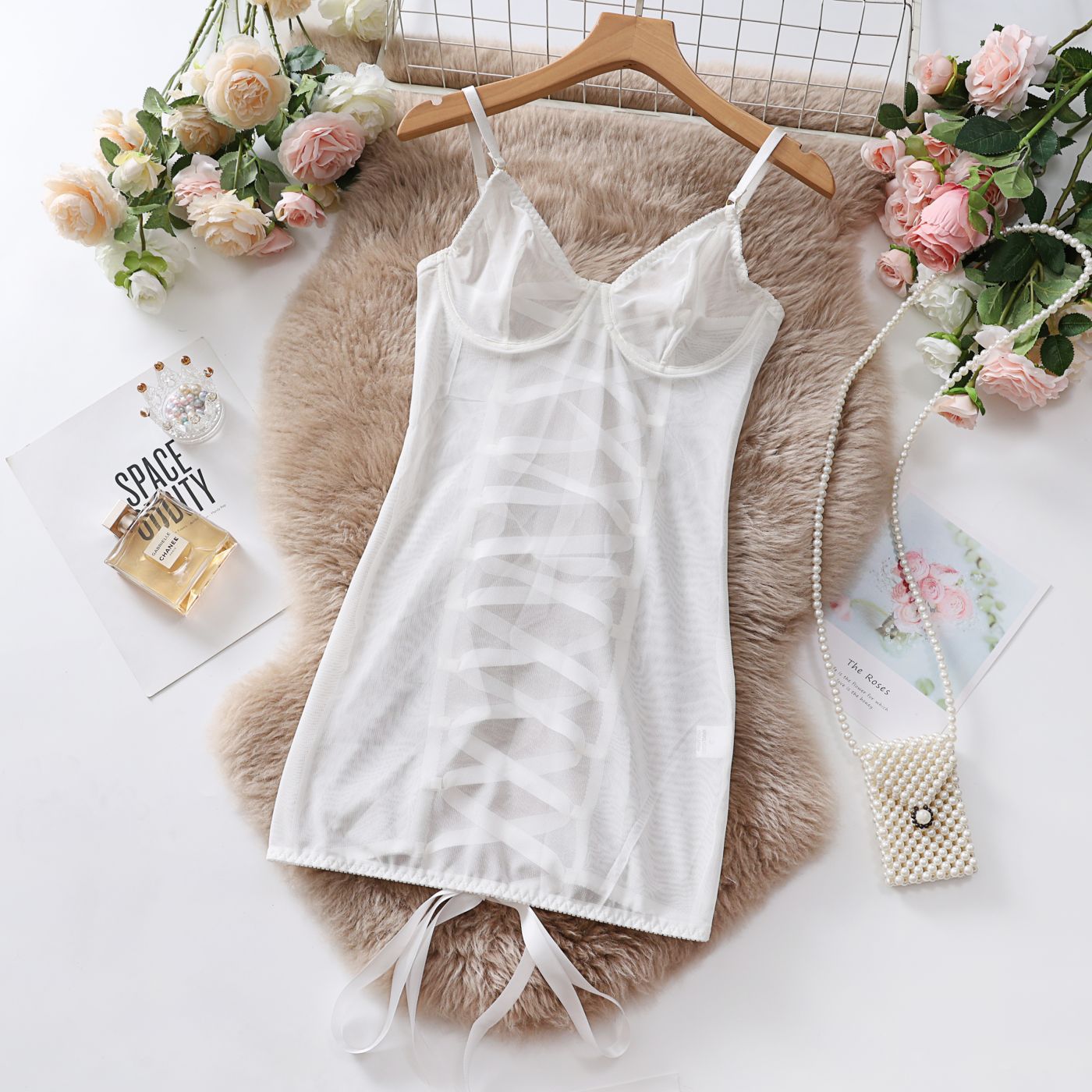 Damegland Transparent Blonde-Jumpsuit