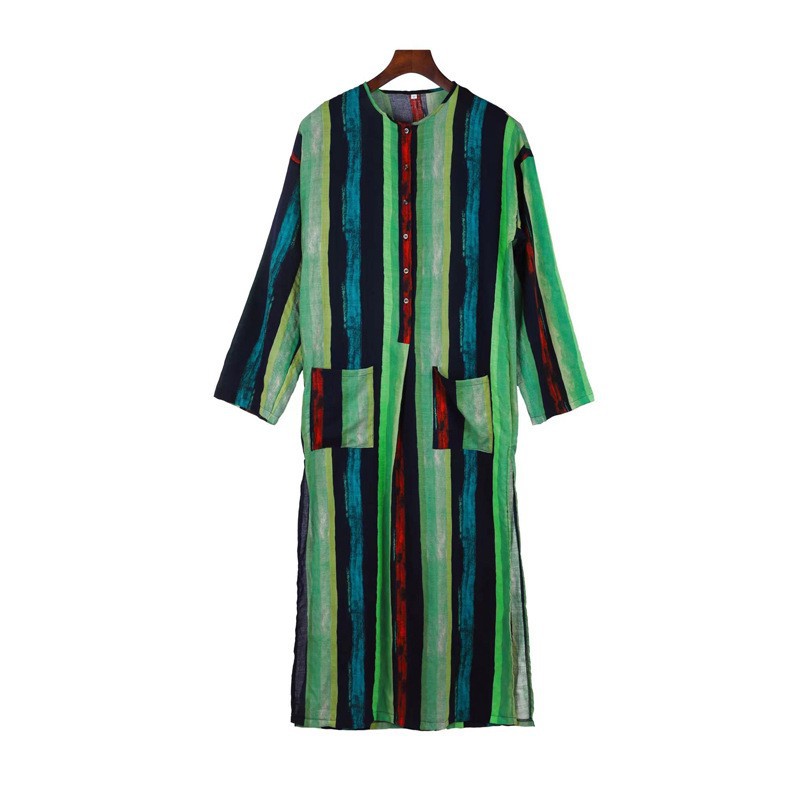 Muslim Southeast Asia Loose And Simple Long Sleeve Middle East Men's Robe