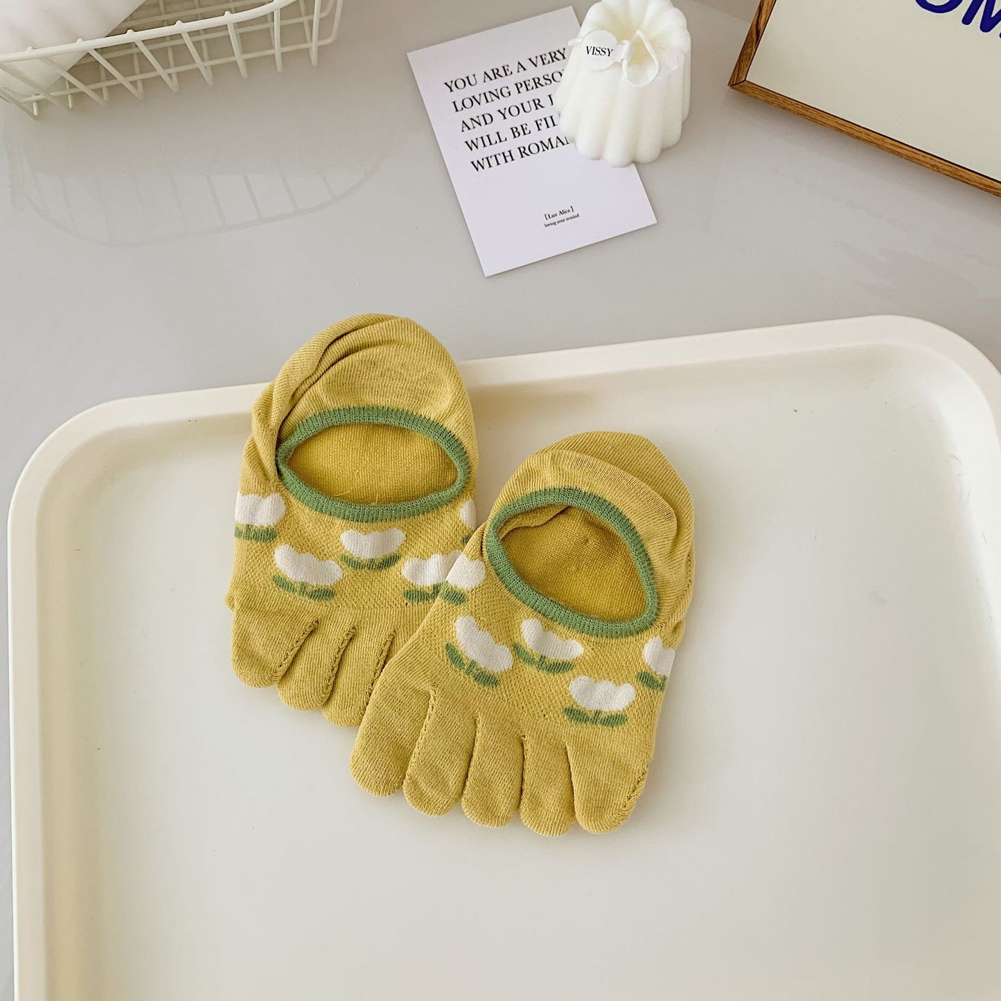 Spring And Summer Women's Thumb  Split Toe Socks