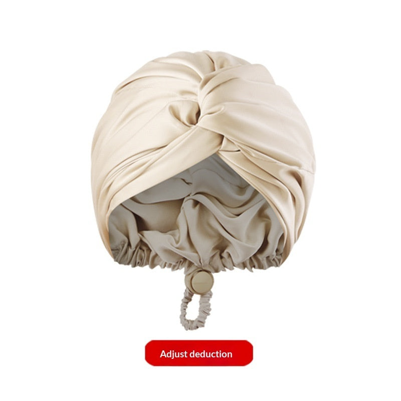 Silk-like Fabric Stretch Satin And Ice Sleep Caps