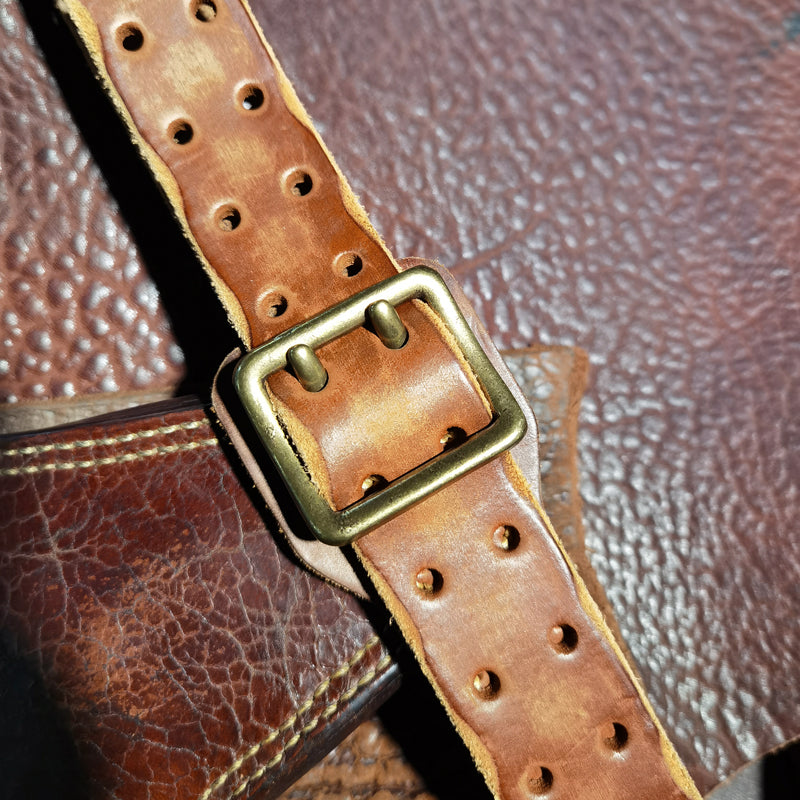 First Layer Cowhide Pure Copper Belt Men's