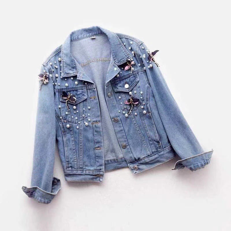 Korean Style Loose Short Style All-match Jacket  Women