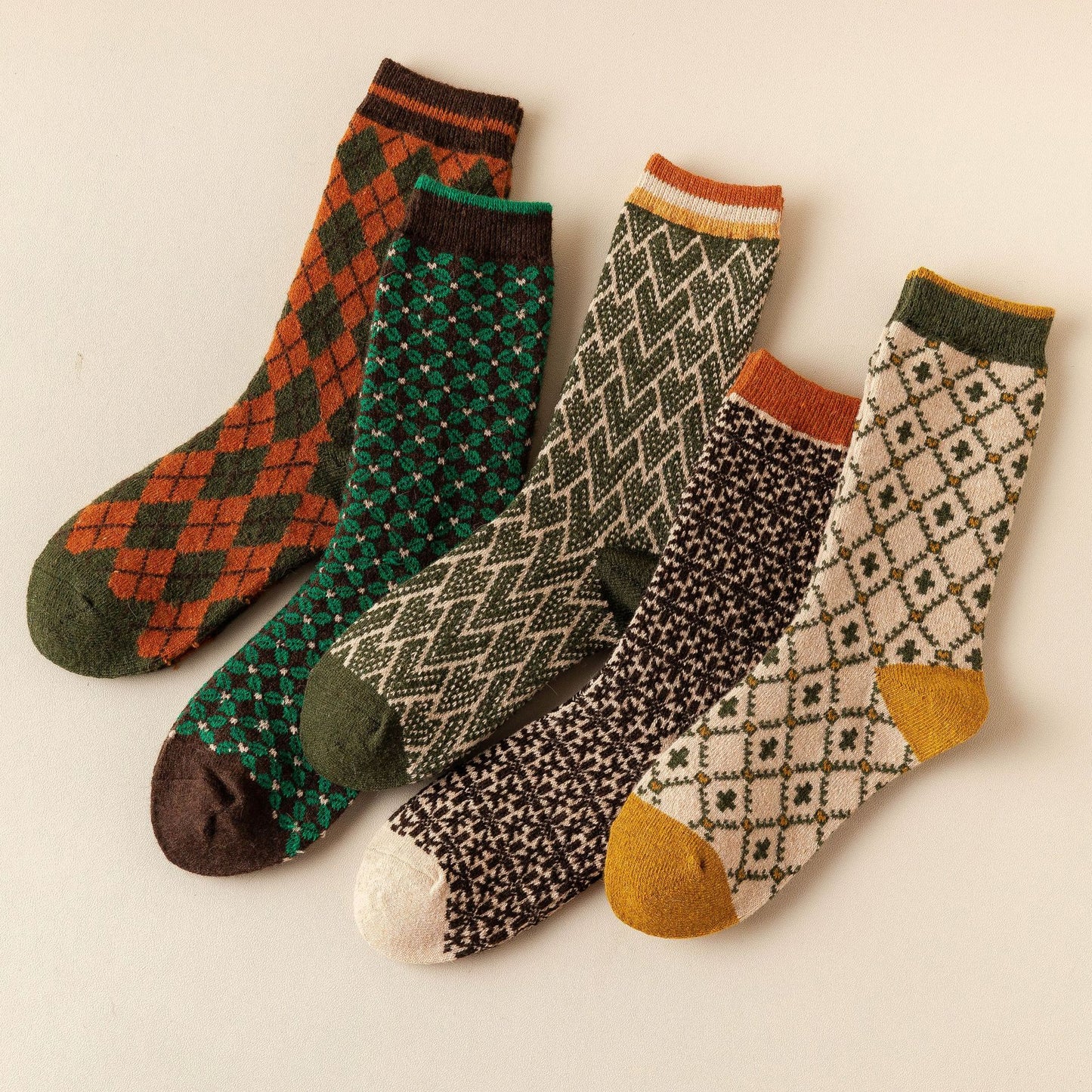 Women's Personalized Fashion Wool Warm Socks