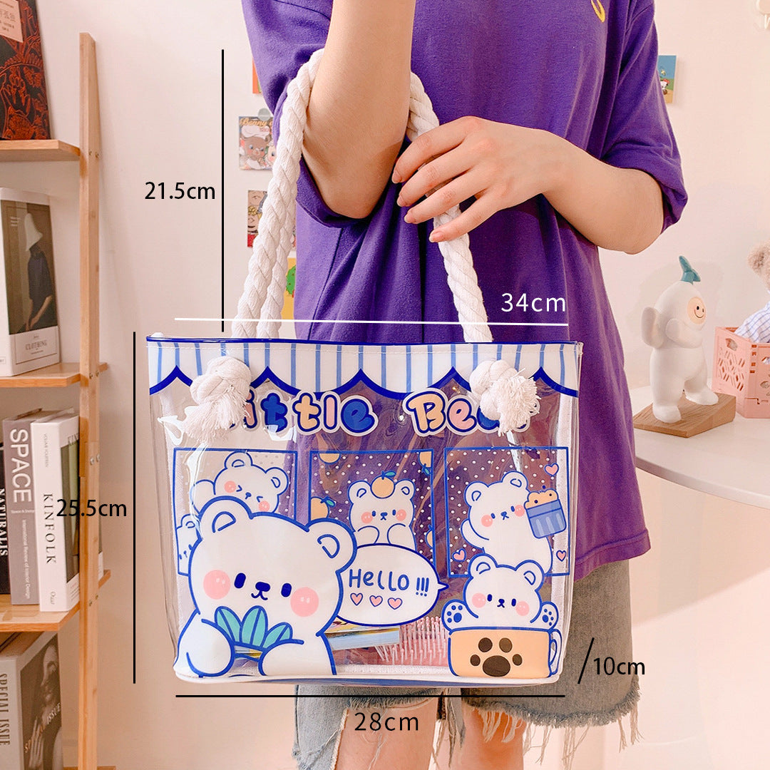 Cute Girly Heart Niche Waterproof Shoulder Bag