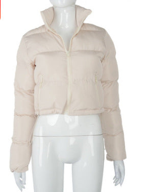 Women's Stand-up Collar Warm Bread Down Jacket