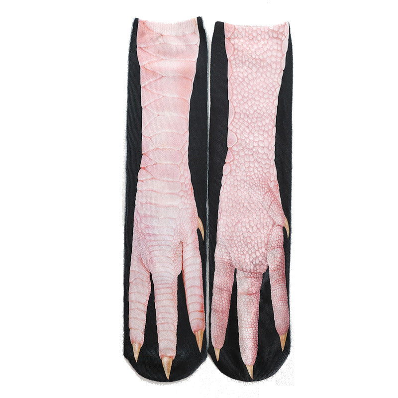animal print socks 3D