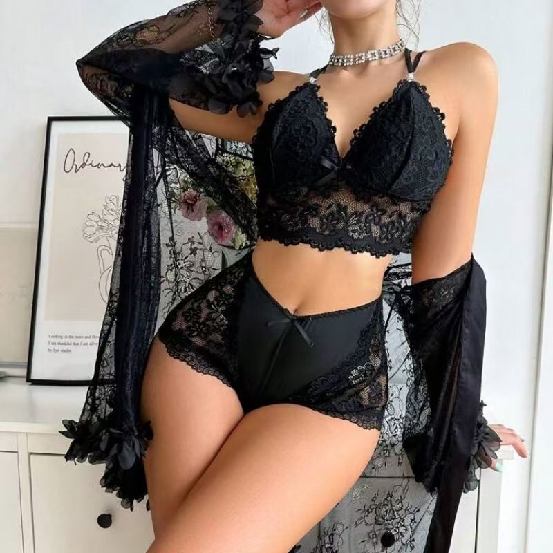 Womens Lace Pure Desire Style Cutout Backless Sleeveless Top And Pants Set