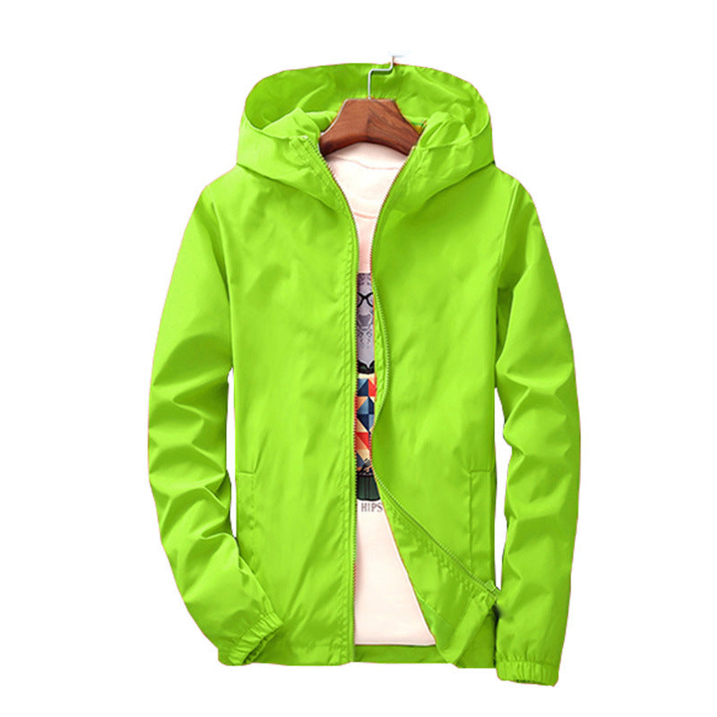 Hooded Regular Men's And Women's Zipper And Pocket Casual Jacket