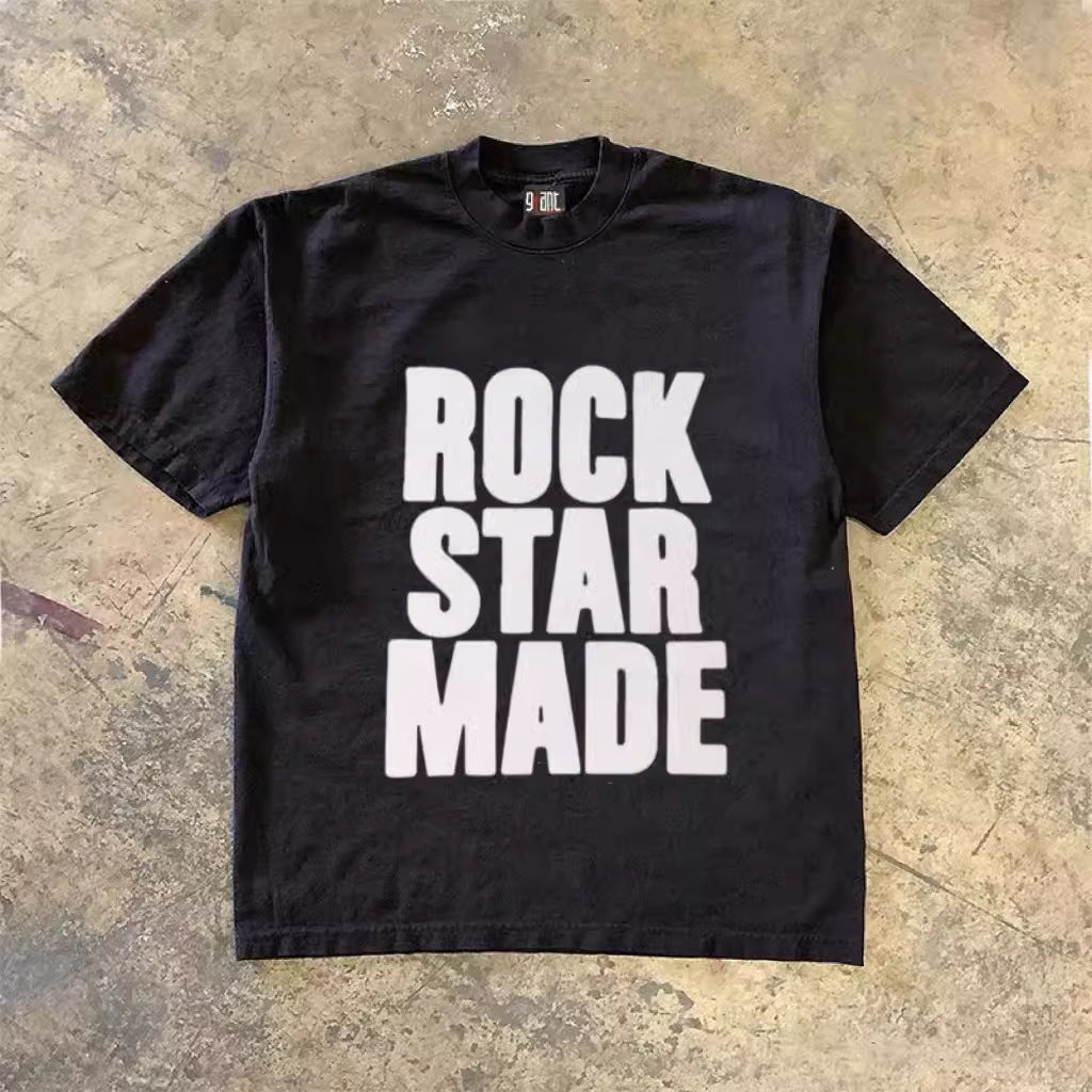 Amerikansk Retro Løs Casual Top