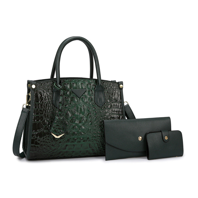 Vintage Crossbody Statement Handbag Set For Women