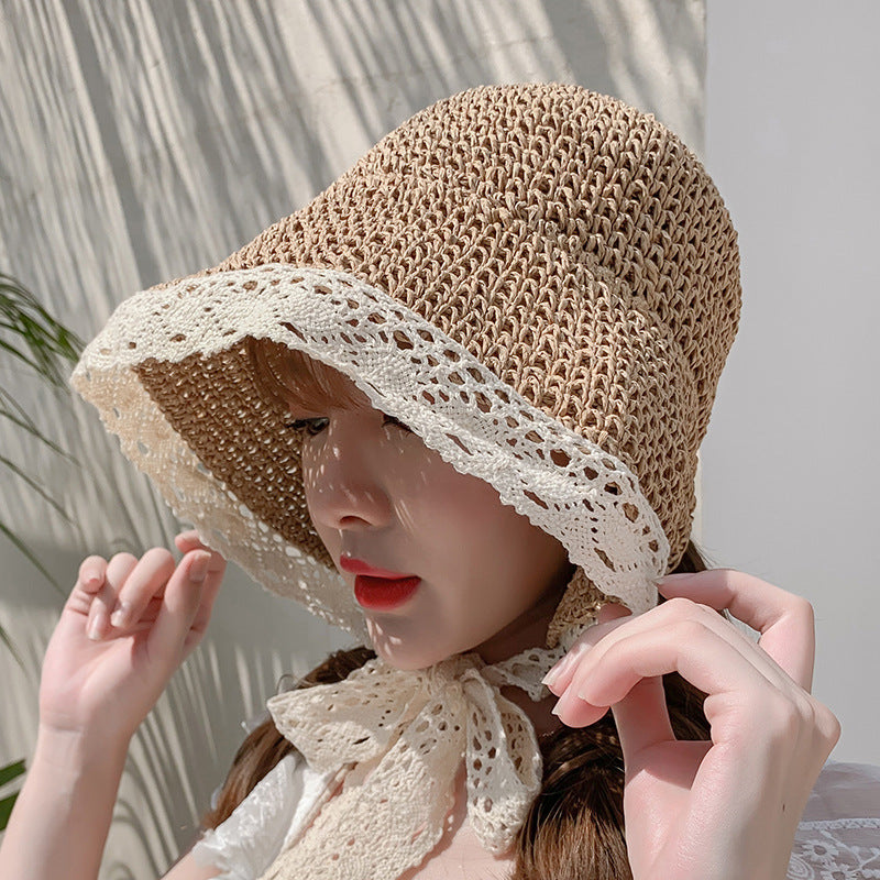 Women's Summer All Match Lace Big Brim Beach Hat