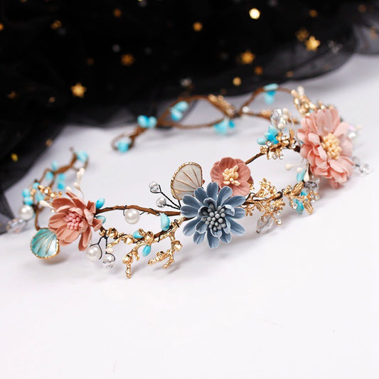 Fashion Personality Bridal Headdress Wreath Hair Hoop