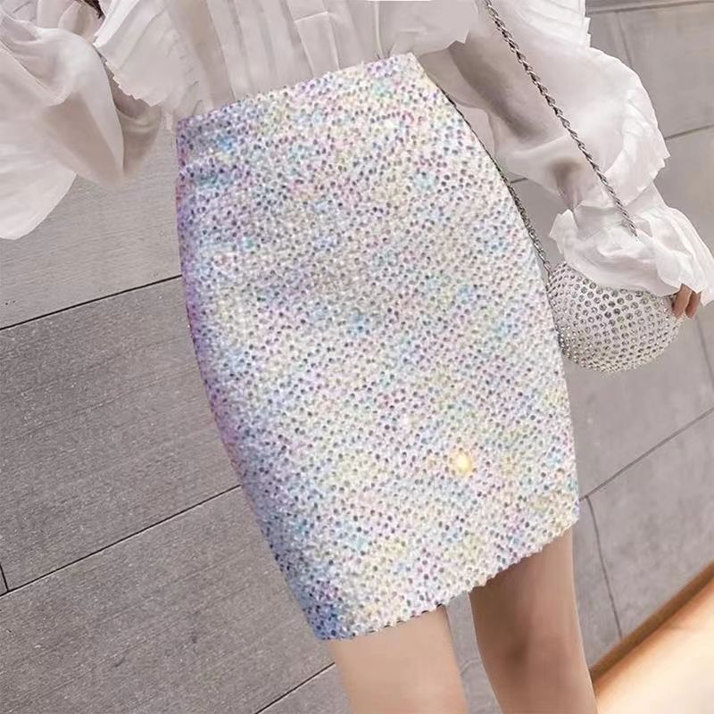 Match AutumnWinter Sequin Stretchy Bodycon Skirt