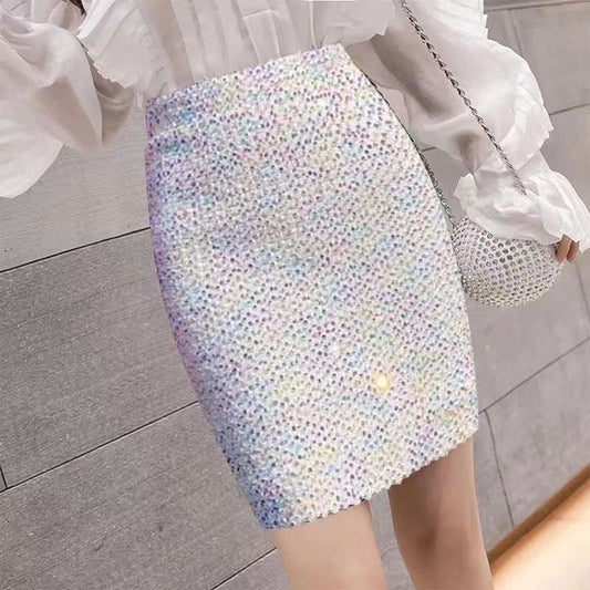 Match AutumnWinter Sequin Stretchy Bodycon Skirt