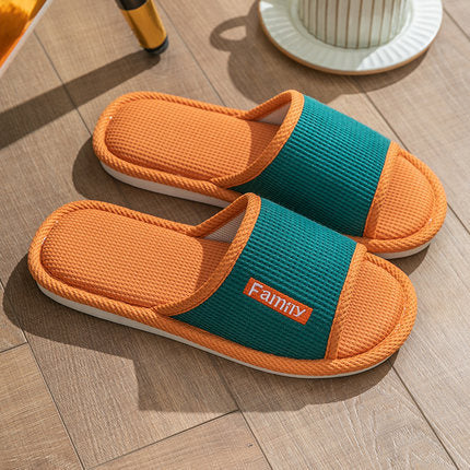 Linen Slippers Women's Home Indoor Home