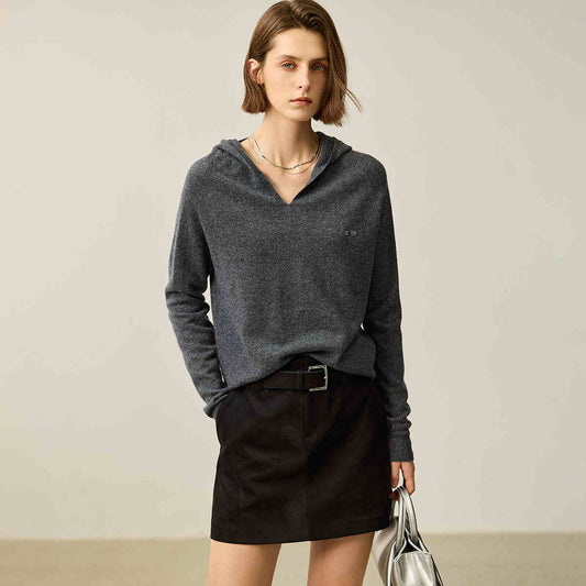New Women's Casual Hooded Loose Commuter Sweater For Women