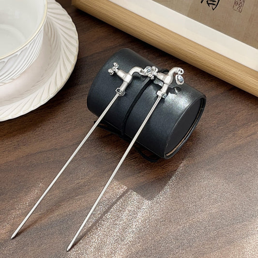 Faucet Hairpin Female Geometric Quirky Ideas