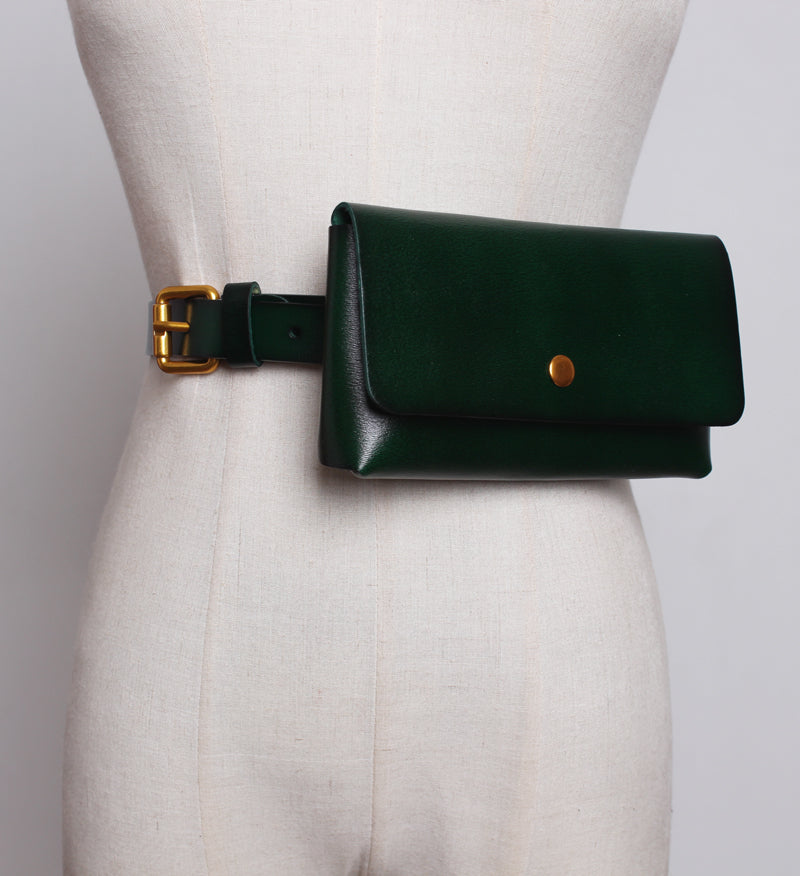 Versatile Colored Leather Mobile Bag For Women