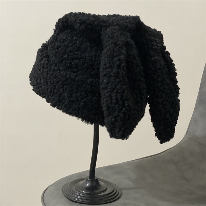 Women's Wool Hat With Big Rabbit Ears Fashion Trendy All-match