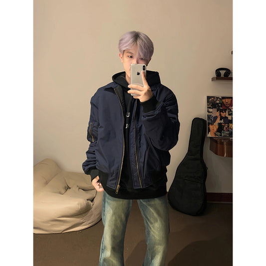 American Retro Pilot Jacket Men's High-grade Spring And Autumn