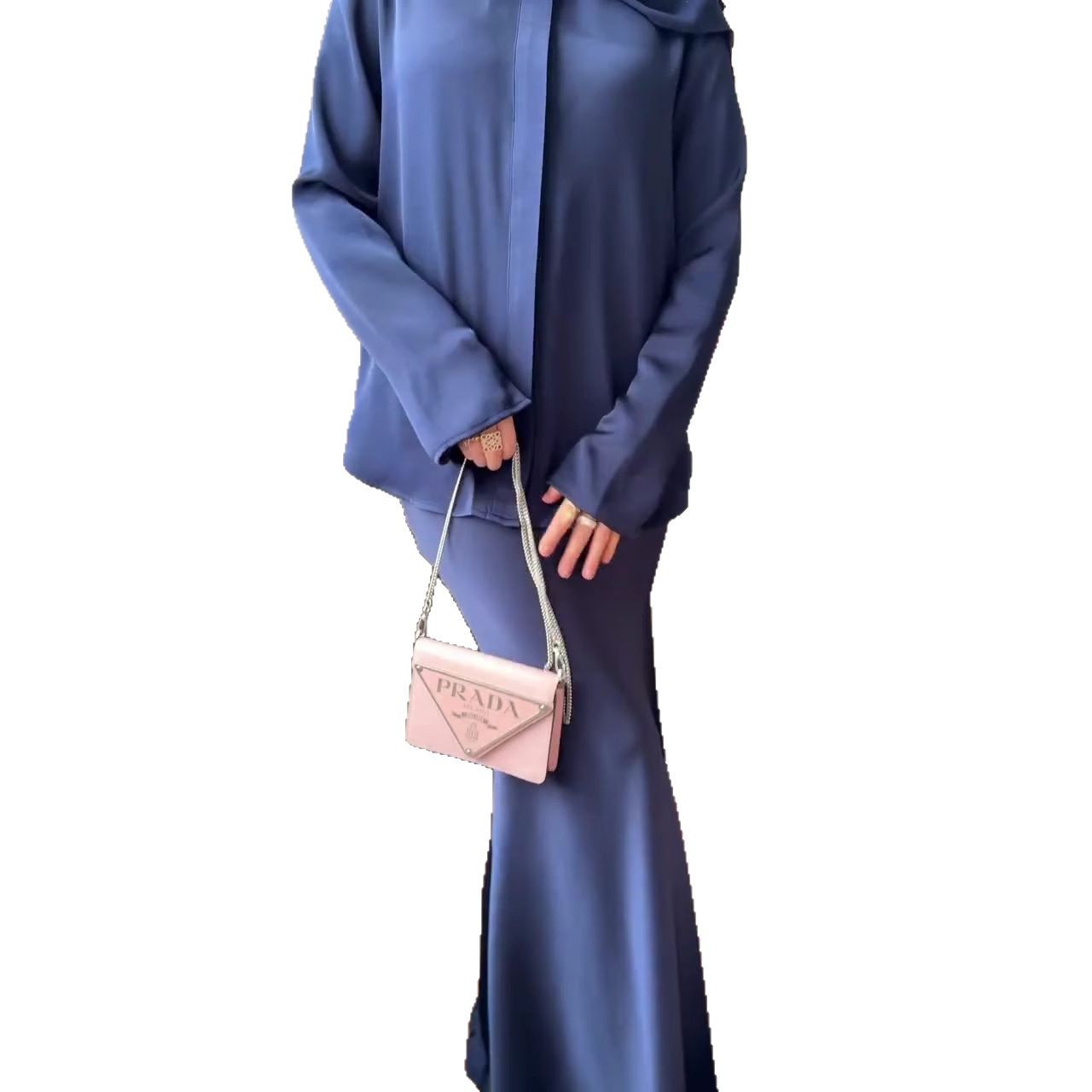 Versatile Buttoned Jacket And Sheath Skirt Set For Women