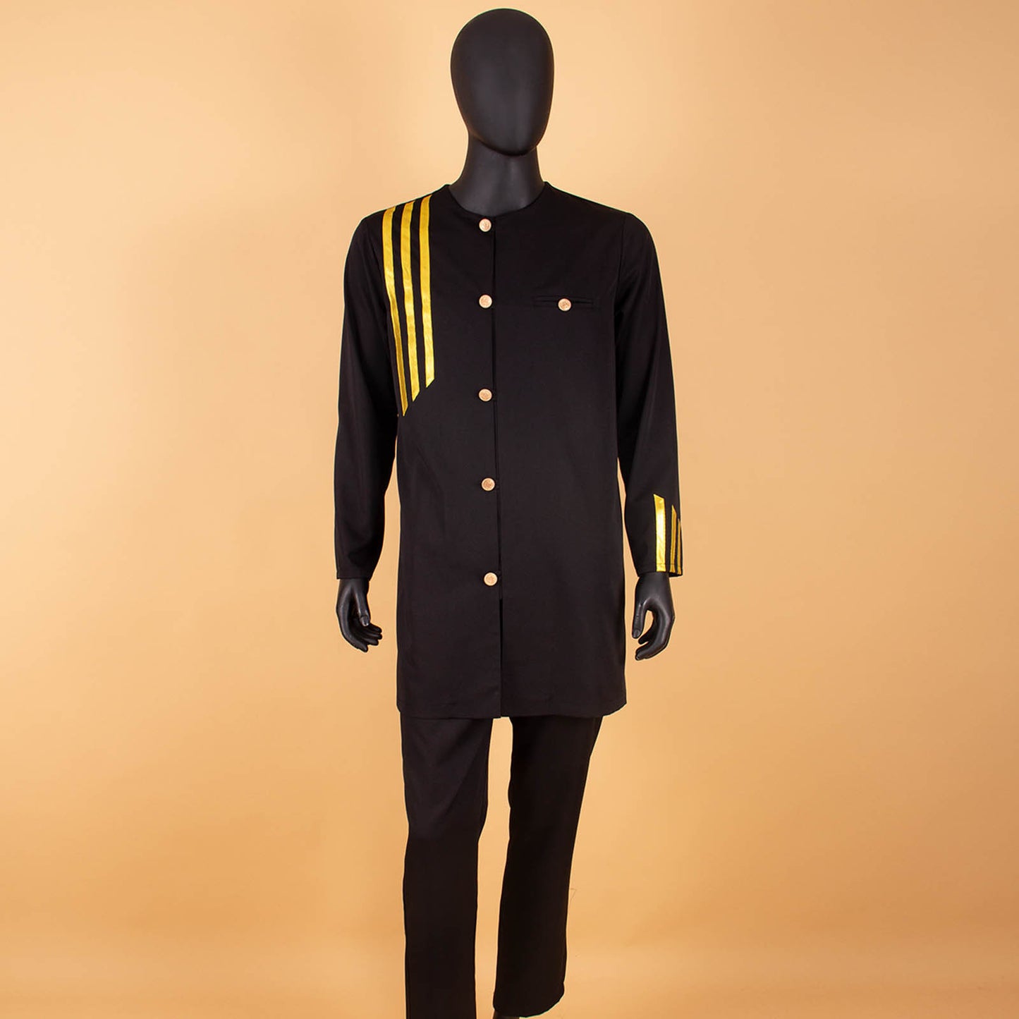 Fashion African Men's Slim Fit Two-piece Suit