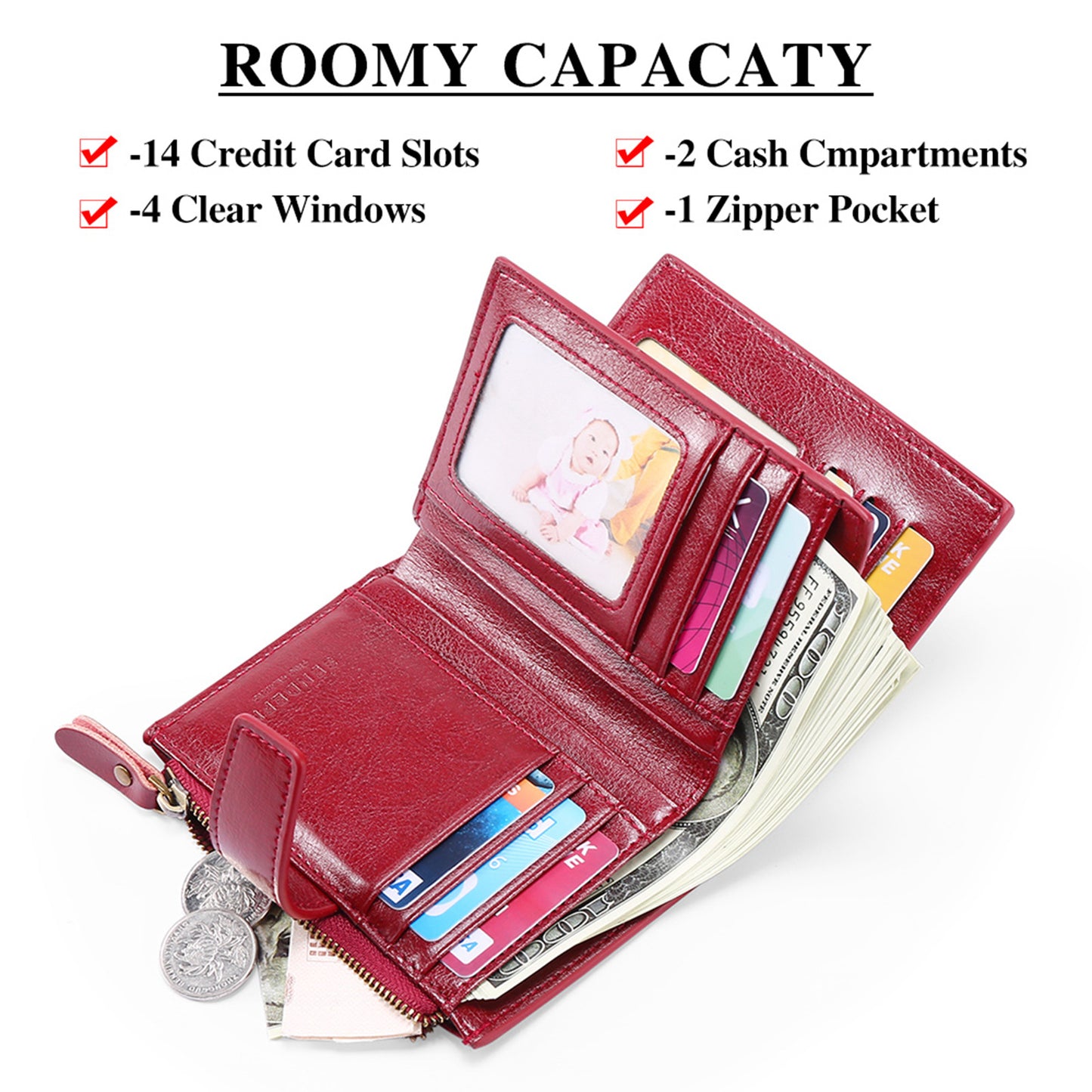 New Casual Soft Leather Ladies Wallet