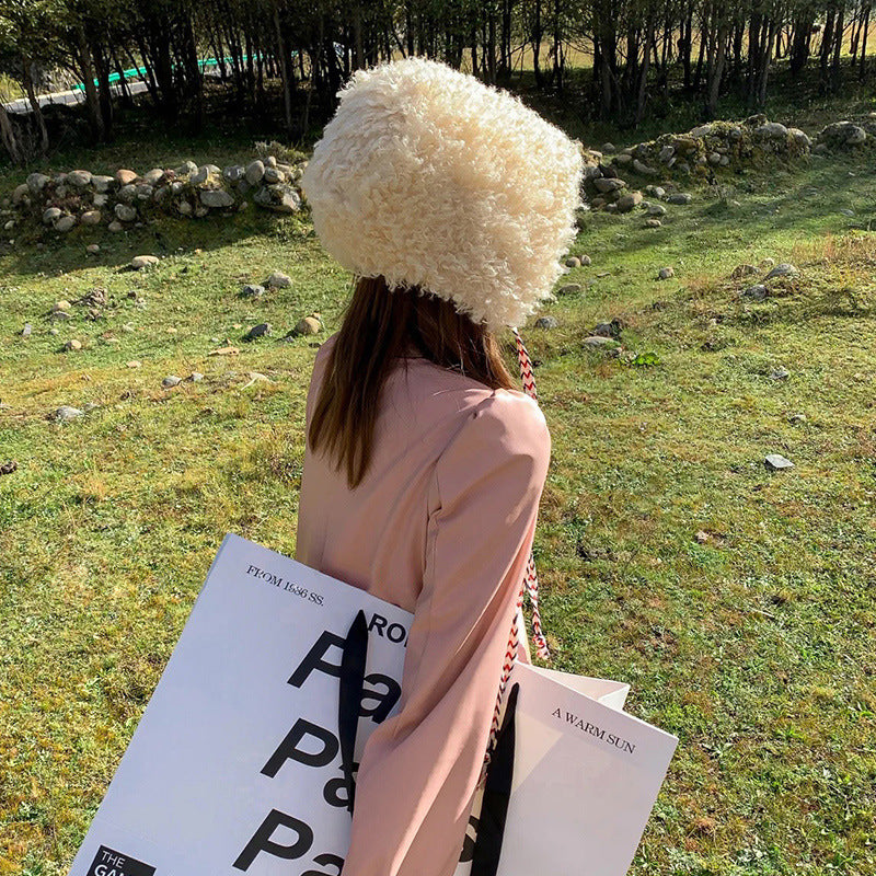 Cute Girl Ear Protection Thickened Plush Hat